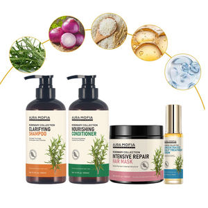 Лидер продаж, шампунь с розмариновым маслом, без биотина сульфата, Органический натуральный веганский шампунь для роста волос и набор кондиционеров для женщин - Product Image 1