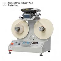 Machine de rembobinage automatique d'étiquettes rouleau à rouleau de haute qualité, rembobineuse verticale avec guide-bande et compteur de papier