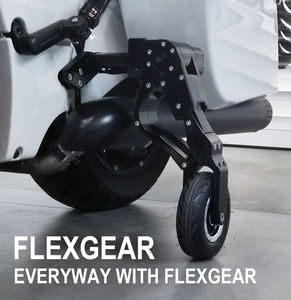 Cadre de Support de Stationnement Auxiliaire Chromé pour Moto <span class=keywords><strong>Gl1800</strong></span> 2005 avec Roues Flexibles pour Démarrage en Conduite - Product Image 4