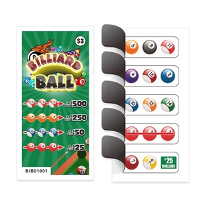 Factory Price Custom Pull Tab Lotto Digital Printing Peel-and-win Instant Print Pull Tab Card - Product Image 2