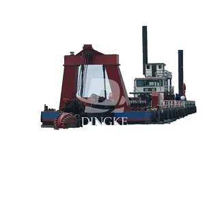 DINGKE-máquina de limpieza de arena de río, draga de succión hidráulica, barco de dragado de arena en venta