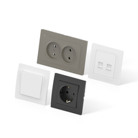 Interrupteur à bascule fiable Interrupteur d'éclairage Multiprises Norme Union Fournisseurs européens Alimentation électrique Interrupteurs muraux