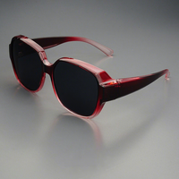 Nouvelles Lunettes de Soleil Clip-On Unisexe Polarisées Anti-UV400 en TR90, Grande Monture Portable Multi-Usages, Tendance, pour Verres Correcteurs