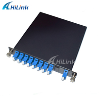 Fournisseur chinois de multiplexeur CWDM 8 canaux, multiplexeur/diviseur CWDM duplex à fibre optique, 1470-1610 nm