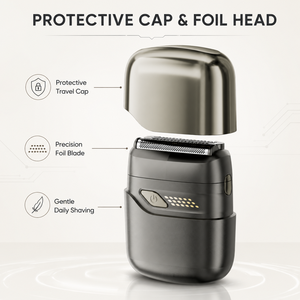 Afeitadora Eléctrica Profesional para Hombre MS-9703, Inalámbrica, Recargable, Resistente al Agua, Ergonómica, con Triple Cuchilla, Venta al Por Mayor - Product Image 3