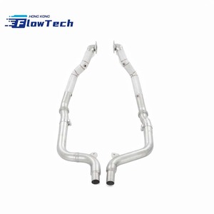 ท่อดาวน์ไปป์สำหรับ Dodge Challenger 3.6L ทำจากสแตนเลส T304 พร้อมแผ่นกันความร้อน ติดตั้งได้โดยตรง ปี 2015-2023 - Product Image 4