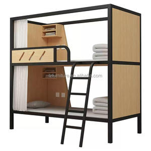 Cama Cápsula de Venta Directa con Armario, Muebles de Hostal Cápsula, Camas Dobles con Almacenamiento, Cápsulas para Dormir - Product Image 5