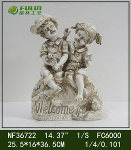 18.8 "extérieur résine grandeur nature <span class=keywords><strong>jardin</strong></span> baiser garçon et fille amoureux Couple Statue - Product Image 5