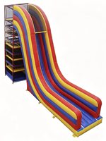 Tobogán Inflable Gigante con Forma de Barco Pirata, Material de PVC, Uso Comercial en Exteriores, FAN BOUNCE