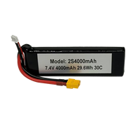بطارية ليبو 2S V Lipo حزمة ناعمة 30mah مع XT90 لسيارة الصليب الأحمر الشاحنات المركبات دبابات القوارب هواية سباق