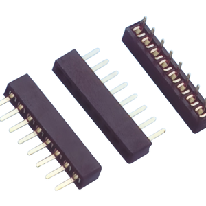 Fabricant vietnamien d'en-tête femelle d'extrémité en U de 2.54MM avec pied centipède à broche mal alignée pour connecteurs plats Flex FFC et FPC - Product Image 1