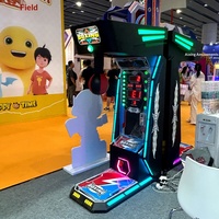 Machine de jeu de boxe géante à monnayeur avec mesure de force, pour un joueur, pour enfants de 6 ans et plus, usage commercial, version export
