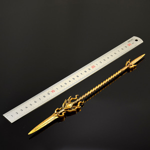 La Lanza del Dragón, 30 cm, Modelo <span class=keywords><strong>de</strong></span> Arma <span class=keywords><strong>de</strong></span> Decoración Artesanal Totalmente Metálica, Se Puede Personalizar, <span class=keywords><strong>Compra</strong></span> Directa <span class=keywords><strong>de</strong></span> Fabricantes <span class=keywords><strong>de</strong></span> Artesanías Metálicas - Product Image 2