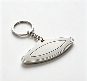 Llavero Metálico con Forma de Planeta, Anillo para Llaves con Logotipo Personalizado, Colgante con Acabado Satinado, Regalo, Recuerdo - Product Image 3