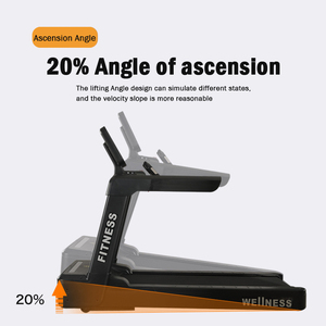 OEM Custom Commercial Treadmill LED Display Auto Incline Speed Adjust Gym Home Electric <b>Running</b> <b>Machine</b> - Product Image 4