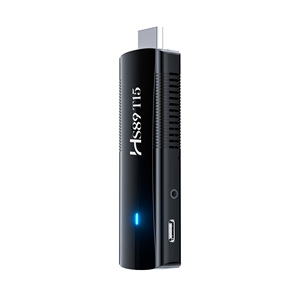 Dongle TV Android HS89 T15, 2 Go/4 Go de RAM, 16 Go/32 Go de ROM, Quad Core 64 bits, BT 5.4, commande vocale intelligente, lecteur portable, certifié <span class=keywords><strong>Yotube</strong></span> - Product Image 5