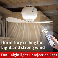Ventilateur portable multifonction créatif à projection d'étoiles LED pour l'extérieur, lampe d'urgence rechargeable, ambiance camping, petit ventilateur suspendu
