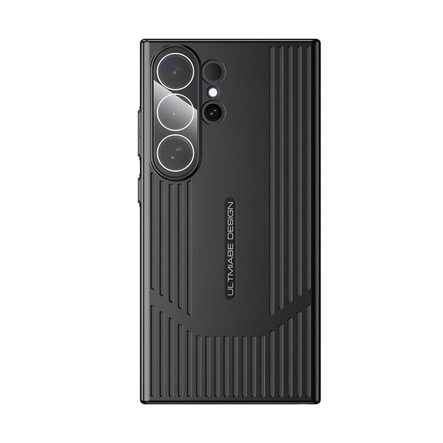 For Samsung Galaxy S24Ultra Mobile Phone Case Cooling Heat Dissipation with Frosted Hollow Plating Lens Protection for S23Ultra