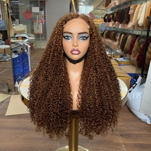 Perruques en cheveux humains Pixie Curl de 26 pouces, SDD, haute qualité, avec closure, disponibles en 3 couleurs - Product Image 4