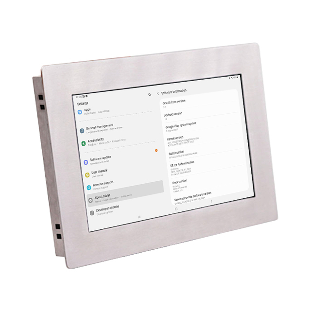 10 Inch SUS304 Industrial Android Tablet Ip67 Waterproof Tempered Capacitive Touch Screen Embedded Mount Android Display
