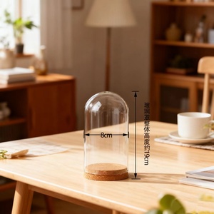Dôme <span class=keywords><strong>en</strong></span> <span class=keywords><strong>verre</strong></span> Cloche Cloche avec base <span class=keywords><strong>en</strong></span> bois Cylindre <span class=keywords><strong>en</strong></span> <span class=keywords><strong>verre</strong></span> haut <span class=keywords><strong>de</strong></span> gamme personnalisé 19cm 21cm Décoration <span class=keywords><strong>de</strong></span> la maison Dôme <span class=keywords><strong>en</strong></span> <span class=keywords><strong>verre</strong></span> - Product Image 4