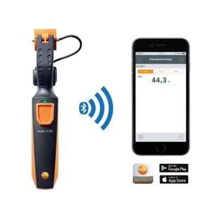 Testo 115 I <b>Clamp</b> Thermometer Operated Via Smartphone - Product Image 2