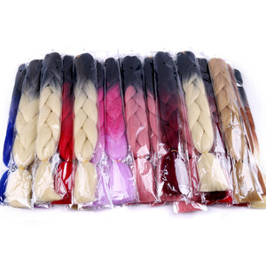<span class=keywords><strong>Trenzas</strong></span> Jumbo de Ganchillo <span class=keywords><strong>para</strong></span> <span class=keywords><strong>Trenzas</strong></span> de Ganchillo, Extensión de Pelo Sintético, Venta Al por Mayor - Product Image 1