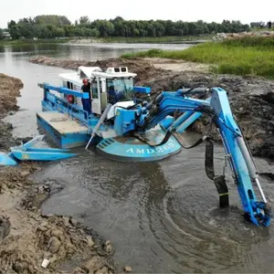 Chine Julong One Machine avec toutes les fonctions Machine de dragage amphibie pour les zones d'eau étroites