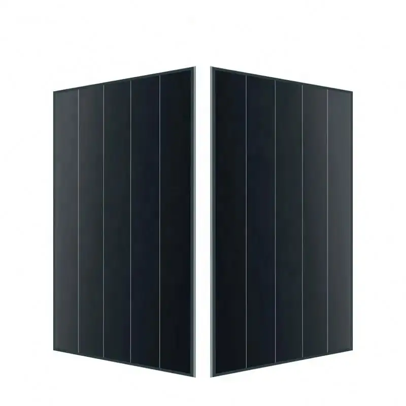 Pannelli solari 370w 380w telaio nero monocristallino con pannello Mono efficienza modulo 20%