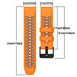 <span class=keywords><strong>Correa</strong></span> de reloj deportiva ajustable, cómoda, informal, de silicona, 22mm, <span class=keywords><strong>correa</strong></span> de repuesto para reloj, hebilla con pasador, multicolor, <span class=keywords><strong>Garmin</strong></span> Forerunner - Product Image 6