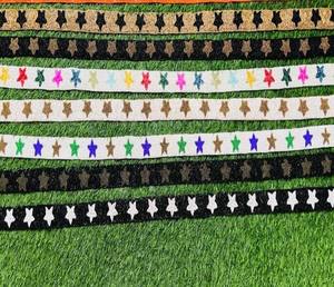 Handmade Adjustable Star Beaded Purse Straps Customizable Seed Beaded Belts <b>Unique</b> Bag Accessories Perfect for Fashion <b>Handbags</b> - Product Image 5