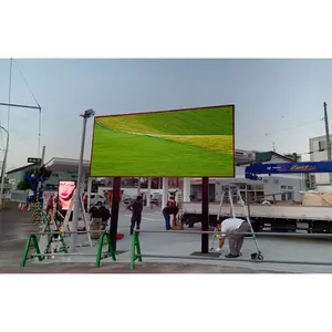南非户外发光二极管屏幕P8广告双柱发光二极管屏幕，带遥控广告牌