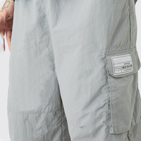 Gris Automne Plis Genou Hommes Parachute Pantalon Coupe-Vent Cargo Poches Pantalon cago pantalon