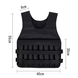 Chaleco con Peso Ajustable de 5-20 kg, de Nailon, para Boxeo, Fitness, Entrenamiento, Cómodo, Equipo de Gimnasio para Hombres y Mujeres, Ejercicio en Casa - Product Image 4