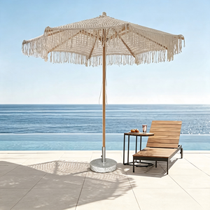 Best Price Large Outdoor Commercial Aluminum <b>Windproof</b> Durable Folding Arm Retractable Patio <b>Umbrella</b> for Hotels Restaurants - Product Image 1