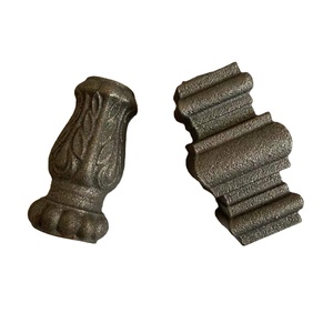Clôture à bas prix et porte en fer conceptions principales éléments en acier pièces goujons colliers de fer - Product Image 6