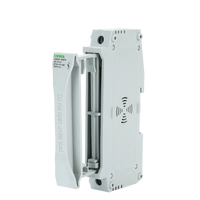 Protecteur de tension LVMA DC1500V, base de fusible électrique en plastique GPV, matériau en cuivre, boîte de combinaison solaire, porte-fusible cylindrique haute performance