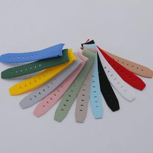 Offre Spéciale luxe pour Omega pour <span class=keywords><strong>Swatch</strong></span> Joint Planet 20mm tissé motif fibre de carbone Silicone sangle <span class=keywords><strong>boucle</strong></span> adapté Joint - Product Image 2