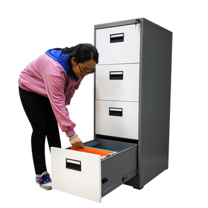 Meubles de bureau modernes et durables, armoire de classement verticale en métal avec quatre tiroirs, unité en acier à <span class=keywords><strong>bas</strong></span> prix pour atelier et école - Product Image 1