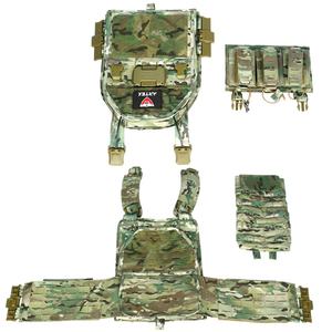 Gilet tactique de haute qualité, léger, à libération rapide, porte-plaque de combat, nylon 1000D, Molle, Chaleco Tactico, gilet tactique - Product Image 5
