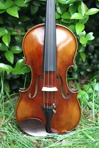 Instrumento de madeira adulto profissional instrumento artesanal moderno violino de bordo de abeto com estojo 4/4