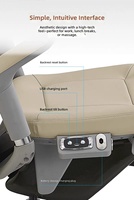 Fauteuil de bureau exécutif moderne en cuir électrique inclinable intelligent multifonctionnel - Idéal pour les patrons, les managers, les enseignants, la maison et le bureau (pour les pauses déjeuner)