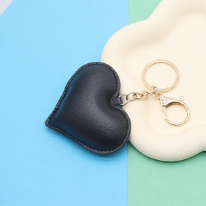 Bán buôn PU da hình trái tim Keychain Trái Tim Da Ba Lô Túi quyến rũ phụ kiện mặt dây chuyền cá tính thời trang trái tim <span class=keywords><strong>Keyring</strong></span> - Product Image 3