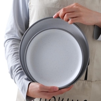 Ensemble de vaisselle en mélamine durable classique bicolore pour la restauration, idéal pour les hôtels et les cafétérias