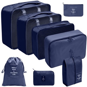 Juego de 7 piezas de alta calidad, bolsas de almacenamiento de viaje, paquete de cubo, almacenamiento de embalaje, juegos Organizadores de equipaje para bolsa de zapatos de tela - Product Image 6