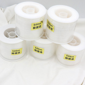 White Flat Elastic <b>Thread</b> 500m <b>Beading</b> Jewelry Making DIY Supplies - Product Image 2