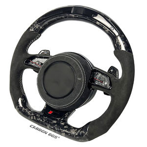 Volante de Fábrica en Fibra de Carbono Forjada con LED y Cuero para Audi B8 B9 Q5 Q7 A3 A4 A5 A6 S4 S5 RS3 RS4 RS6 <span class=keywords><strong>RS</strong></span> - Product Image 2