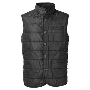 Hot Sell Wholesale Custom Logo Zipper Winter Jacket <b>Black</b> Quilted Puffer <b>Vest</b> <b>Men</b> Casual Plus Size Windproof Breathable - Product Image 5