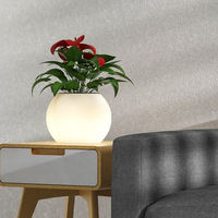 Pot de fleur lumineux intelligent contrôlé à distance Pot de fleur lumineux LED de plante verte imperméable créatif avec matière plastique
