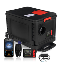 Chauffage de stationnement tout-en-un XMZ-RL10 sur roues avec boîte à outils, compatible diesel, 12V, 24V, 220V, application Bluetooth pour camping-car, camping et tente